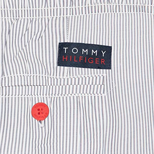 Tommy Hilfiger Medium Drawstring, Bañador para Hombre, Multicolor (Ithica Str - Navy), S