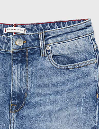 Tommy Hilfiger Mujer Gramercy Tapered Hw A Sara Straight Jeans, Azul (Sara 1bg), W24 / L34