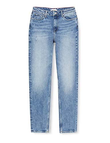 Tommy Hilfiger Mujer Gramercy Tapered Hw A Sara Straight Jeans, Azul (Sara 1bg), W24 / L34