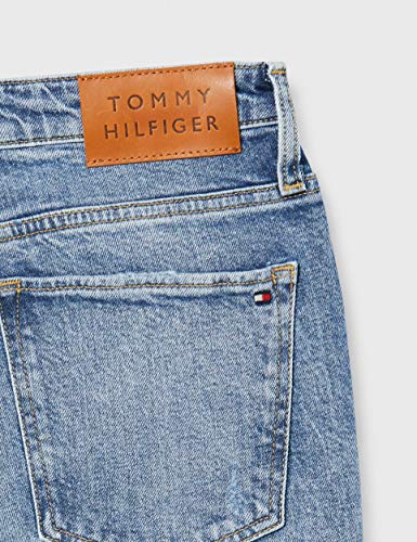 Tommy Hilfiger Mujer Gramercy Tapered Hw A Sara Straight Jeans, Azul (Sara 1bg), W24 / L34