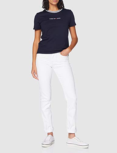 Tommy Hilfiger Mujer Rome Straight Rw Clr Skinny Jeans, Azul (Clear 1ch), W24 / L28