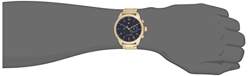 Tommy Hilfiger Reloj Analógico para Hombre de Cuarzo con Correa en Acero Inoxidable 01791783