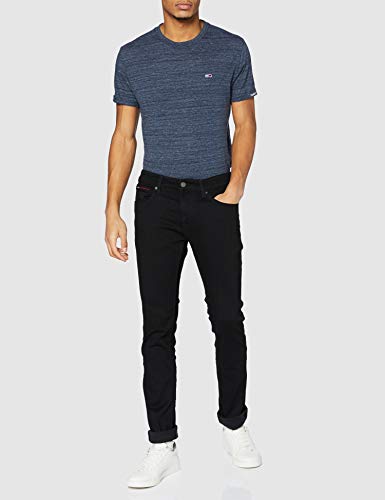 Tommy Hilfiger Scanton Slim NBKS Vaqueros, Negro (New Black Stretch), W32 / L32 para Hombre