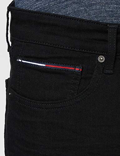 Tommy Hilfiger Scanton Slim NBKS Vaqueros, Negro (New Black Stretch), W32 / L32 para Hombre