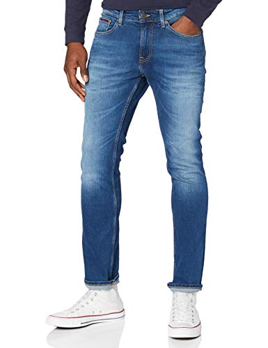 Tommy Hilfiger Scanton Slim WMBS Vaqueros, Azul (Wilson Mid Blue Stretch), W32 / L32 para Hombre