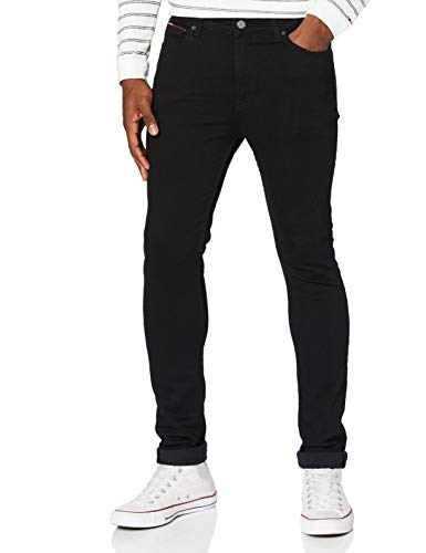 Tommy Hilfiger Simon Skny Nbks Jeans, New Black Stretch, 32W / 32L para Hombre