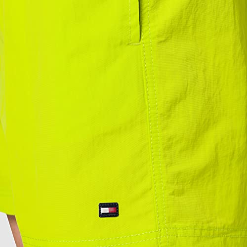 Tommy Hilfiger Slim Fit Mid Length Swim Shorts Bañador, Citrus Lime, L para Hombre