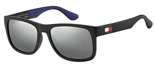 Tommy Hilfiger TH 1556/S, Gafas de Sol para Hombre, Multicolor (Blk Blue), 52