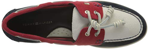 Tommy Hilfiger Tommy Essential Boat Shoe, Náuticos Mujer, RWB, 38