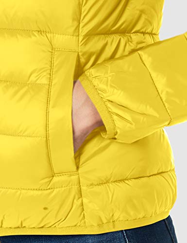 Tommy Jeans Tjw Hooded Quilted Zip Thru Chaqueta, Amarillo (Star Fruit Yellow), XL para Mujer