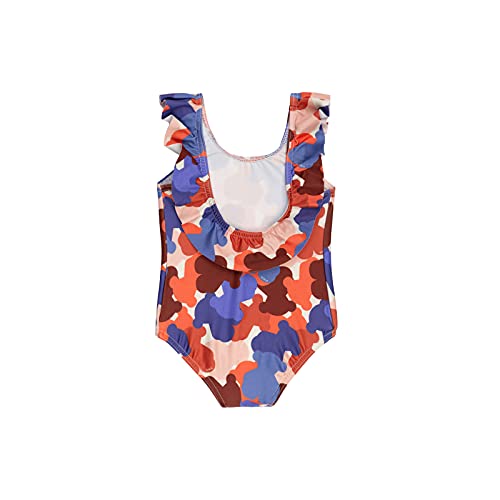 TOUS BABY - Bañador integral con volante para Niña. Estampado Savage. Multicolor. (1M/4A) (1-3 meses)