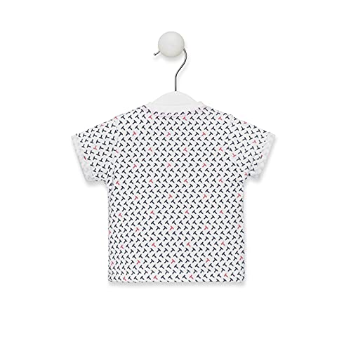 TOUS BABY - Camiseta Casual Manga Corta para Niño, Micro Estampada (4 años)