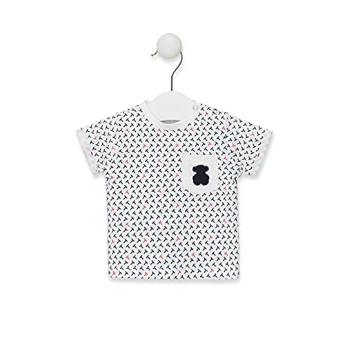 TOUS BABY - Camiseta Casual Manga Corta para Niño, Micro Estampada (4 años)