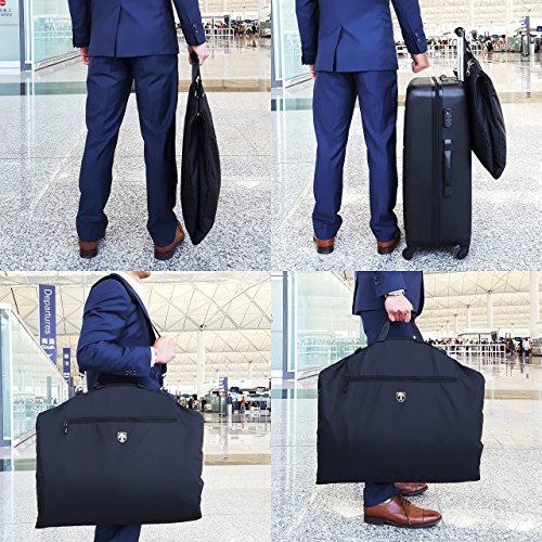 Travando Portatrajes Hombre Viaje, Estuche para Trajes con Compartimento para Ordenador