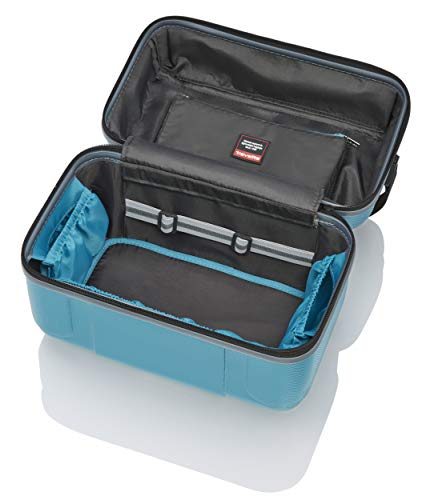 Travelite Vanity/Trousse de toilette "Vector" turquoise Neceser viaje, 36 cm, 20 liters, Turquesa (Turquoise)