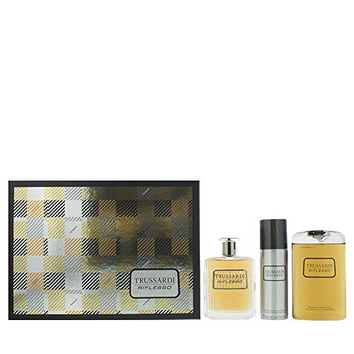 Trussardi Riflesso Geschenkset 100ml EDT + 100ml Deodorant Spray + 200ml Douchegel