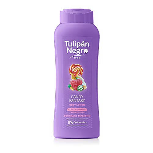 Tulipán Negro Body Lotion Candy Fantasy Morado, 400 ml, 12 Unidad