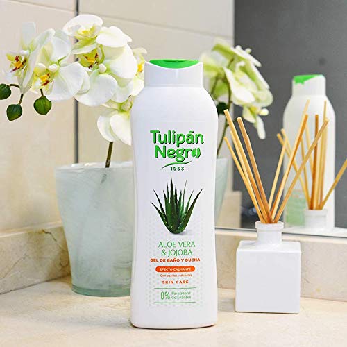 Tulipán Negro Gel de Baño Aloe Vera, Efecto Calmante, 720 Ml