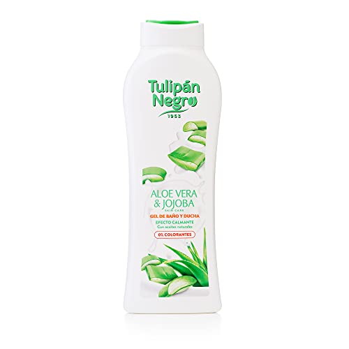 Tulipán Negro Gel de Baño Aloe Vera, Efecto Calmante, 720 Ml