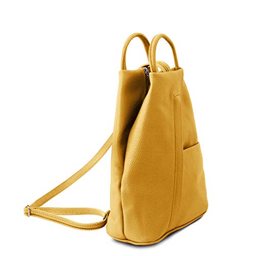 Tuscany Leather Shanghai Mochila en Piel - TL141881 (Amarillo)