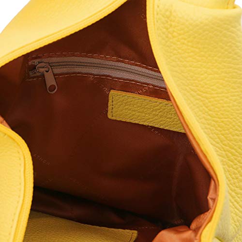 Tuscany Leather Shanghai Mochila en Piel - TL141881 (Amarillo)