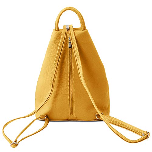 Tuscany Leather Shanghai Mochila en Piel - TL141881 (Amarillo)