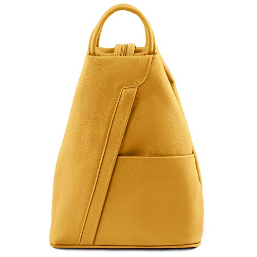 Tuscany Leather Shanghai Mochila en Piel - TL141881 (Amarillo)