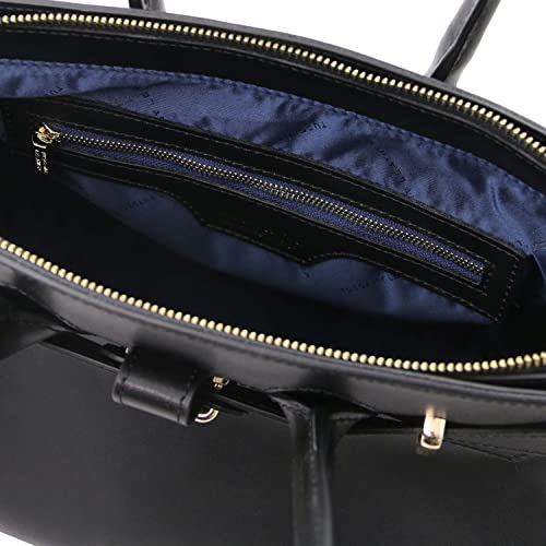 Tuscany Leather TLBag Bolso a Mano Negro