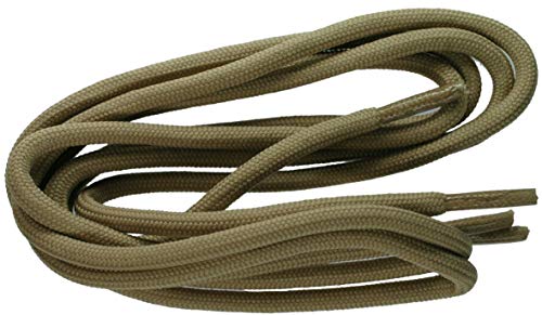 TZ Laces 5mm Cuerda Colorido Cordones de Zapatos las Botas 31 Colores 8 Largos Se Vende En 4 Par Packs - Avena/Beige, 110