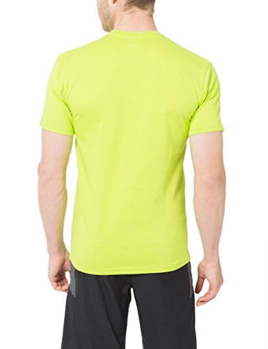 Ultrasport Sport and Leisure V-Neck Camiseta de Manga Corta, Cuello de Pico, Lote de 5, Hombre, Verde, S