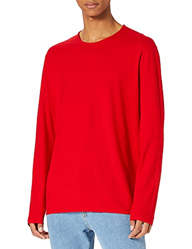 United Colors of Benetton Camiseta M/L 3je1j19a9 Suter, Rojo 015, Hombre