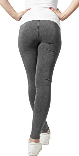 Urban Classics Leggings Denim Jersey Deporte, Gris (Darkgrey), XL para Mujer