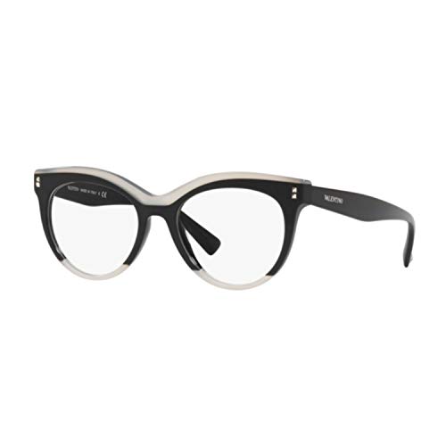 Valentino Gafas de Vista VA 3022 IVORY BLACK 52/18/140 mujer