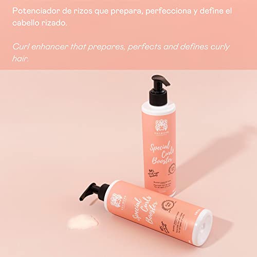 Valquer Profesional Booster Especial Rizos, Método Curly Girl, para Cabellos Rizados, Sin Sulfatos, Sin Sal, Vegano Cabello Rizado, Rizos Perfectos, Hasta 96% Origen Natural