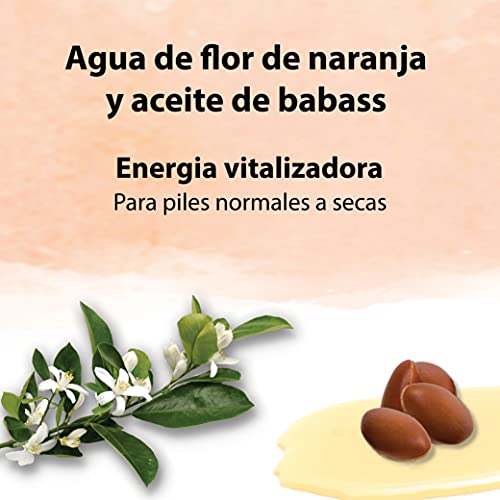 VANDINI Crema de manos energizante para mujeres con flor de naranjo y aceite de babasú - cremas intensiva para pieles secas - libre de siliconas y parabenos - 1x 75 ml