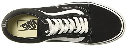 Vans Old Skool, Zapatillas Unisex Adulto, Negro (Black/White), 39