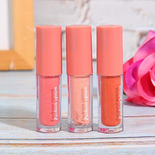 【Venta del día de la madre】Colorete líquido que no mancha, 3 colores Mineral Serum Mineral Blush, para niñas y mujeres