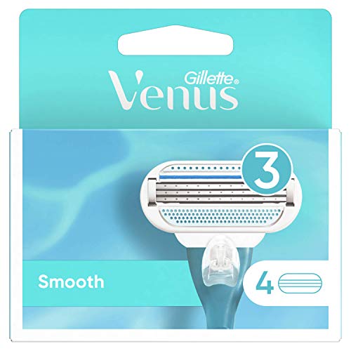 Venus Smooth - Cuchillas de afeitado para mujer, afeitado de inmediato, 4 cuchillas de recambios [OFICIAL]