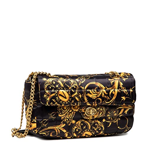 VERSACE JEANS COUTURE Bolsa Mujer De Hombro 71VA4BB3 Baroque Nylon Negra