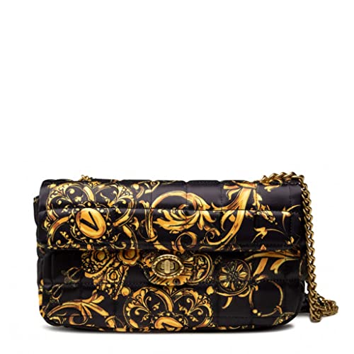 VERSACE JEANS COUTURE Bolsa Mujer De Hombro 71VA4BB3 Baroque Nylon Negra