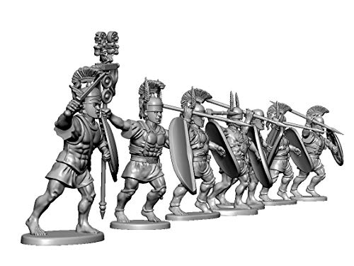 Victrix VXA016 - Samnitas Antiguas Sin Armadura - Conjunto De 24 Figuras - Miniaturas De Plástico De 28 mm - Guerrero De La Antigüedad