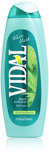 Vidal - Gel de ducha tonificante, almizcle blanco – 500 ml.