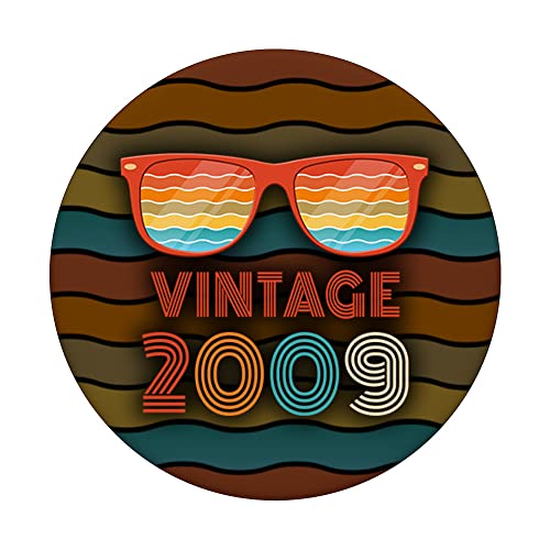 Vintage 2009 - Gafas de sol clásicas de cumpleaños PopSockets PopGrip Intercambiable