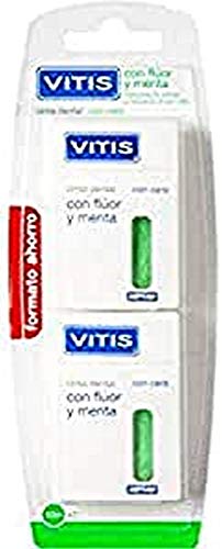 Vitis Cinta Dental con Flúor y Menta - 50 m x 2