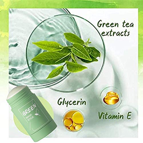 Volking Crema Cubriente De Arcilla De Té Verde, Facial Limpiadora