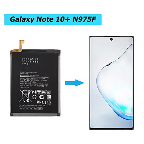 Vvsialeek EB-BN972ABU - Batería de repuesto compatible con Samsung Galaxy Note 10+ Note 10 Plus N975F SM-N975F SM-N975U SM-N9750 con kit de herramientas gratuito