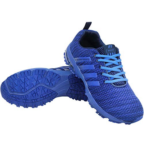 Wealsex Zapatos para Correr En Montaña Asfalto Aire Libre Deportes Zapatillas De Running para Hombre (43, Azul)