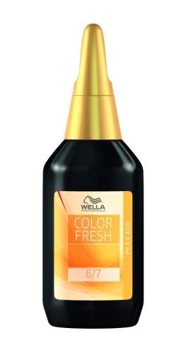 Wella Color Fresh Acid Liquid 6/45 - Tinte de coloración, color rubio oscuro rojo-caoba