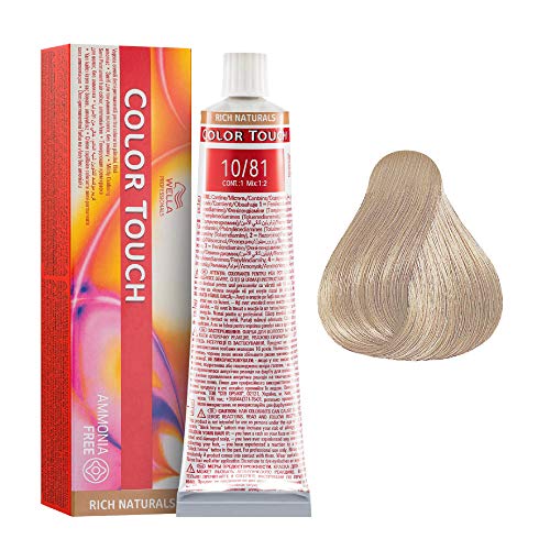 Wella Color Touch 10/81 infernal lichtblond perl-Asch, 60 ml