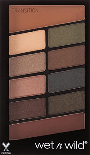 Wet n Wild - Color Icon 10 Pan Palette - Paleta de Sombras de Ojos Vegan - 10 Colores de Sombras Brillantes y Mates para el Día y la Noche, de Larga Duración y Fáciles de Mezclar - Comfort Zone